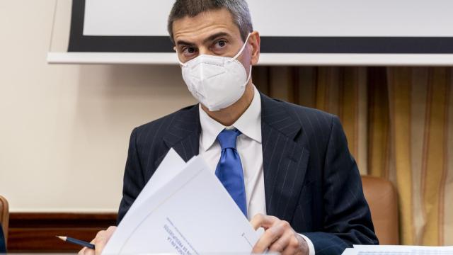 Israel Arroyo, secretario de Estado de Seguridad Social y Pensiones, en el Congreso de los Diputados.