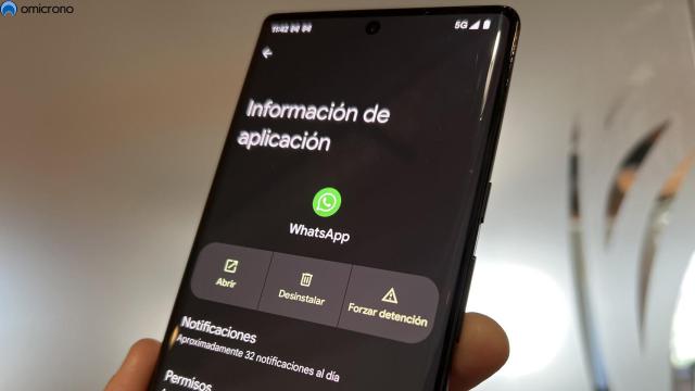 WhatsApp en un dispositivo con Android.