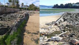 Estado actual de las playas urbanas de Sada.