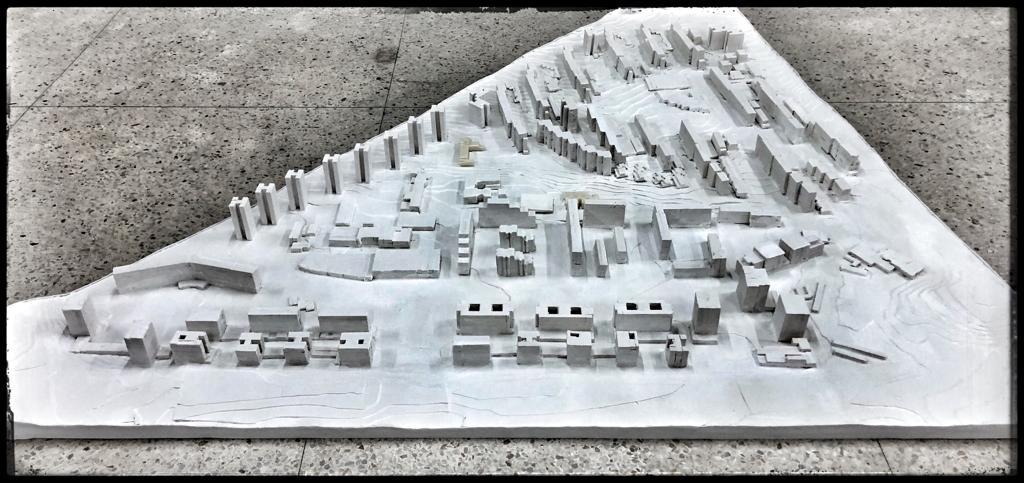 Maqueta de Elviña y del Barrio de las Flores (Foto: Cedida)