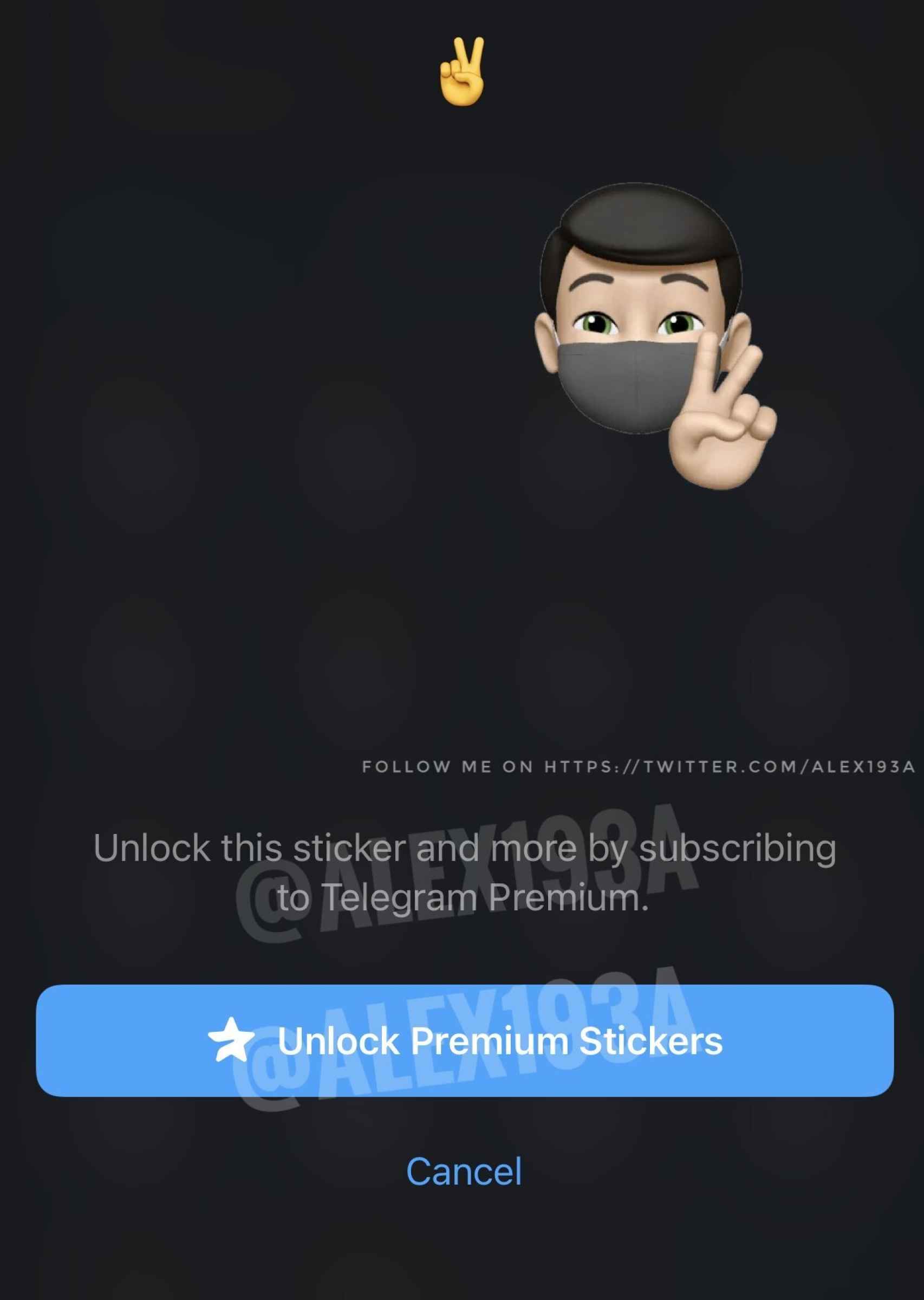 Sticker Premium Telegram