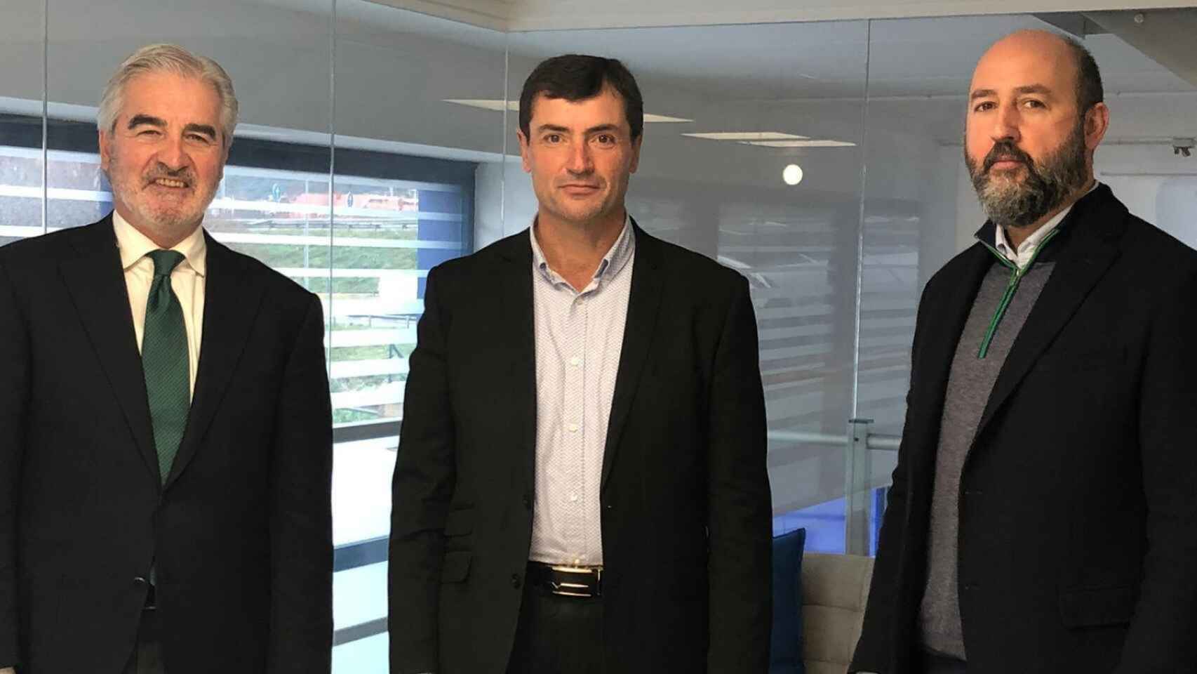 José Joaquín Martínez Sieso, Clemente Fernández y José Alfonso Murat.