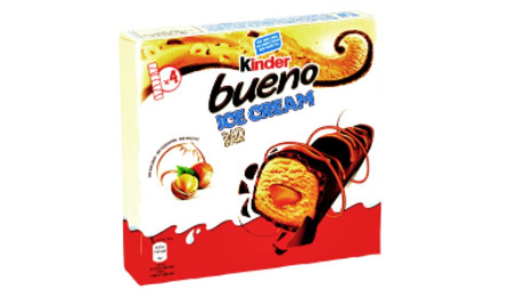 La caja de Kinder Bueno Ice Cream Bar, el pero helado para la OCU.