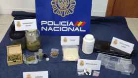 Droga y material incautado en Zamora