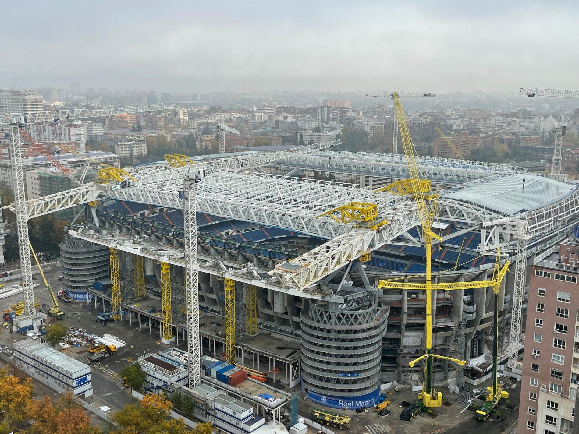 Obras en el nuevo Santiago Bernabéu (Foto: Cedida)