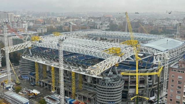 Obras en el nuevo Santiago Bernabéu (Foto: Cedida)