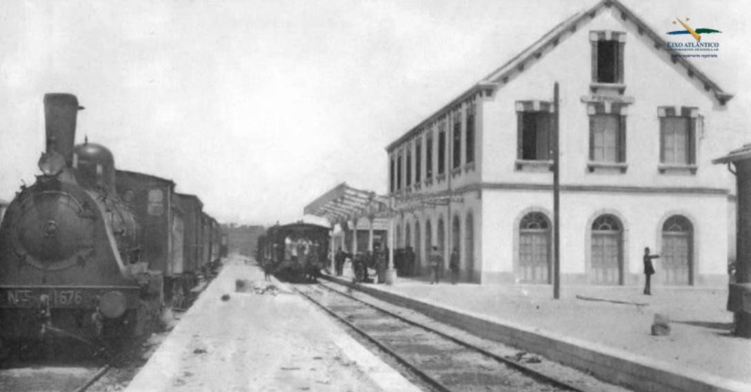 Antigua estación de Ferrol. Fuente: Eixo Atlántico.