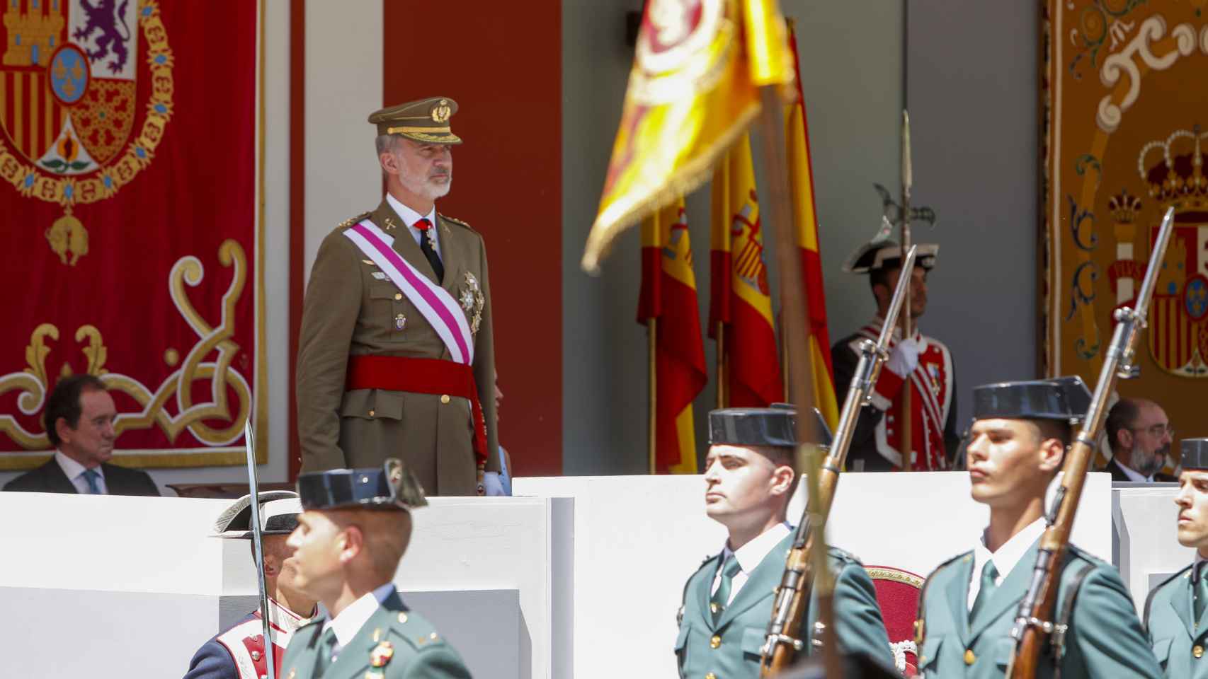 El rey Felipe VI preside este sábado en Huesca el acto central del Día de las Fuerzas Armadas