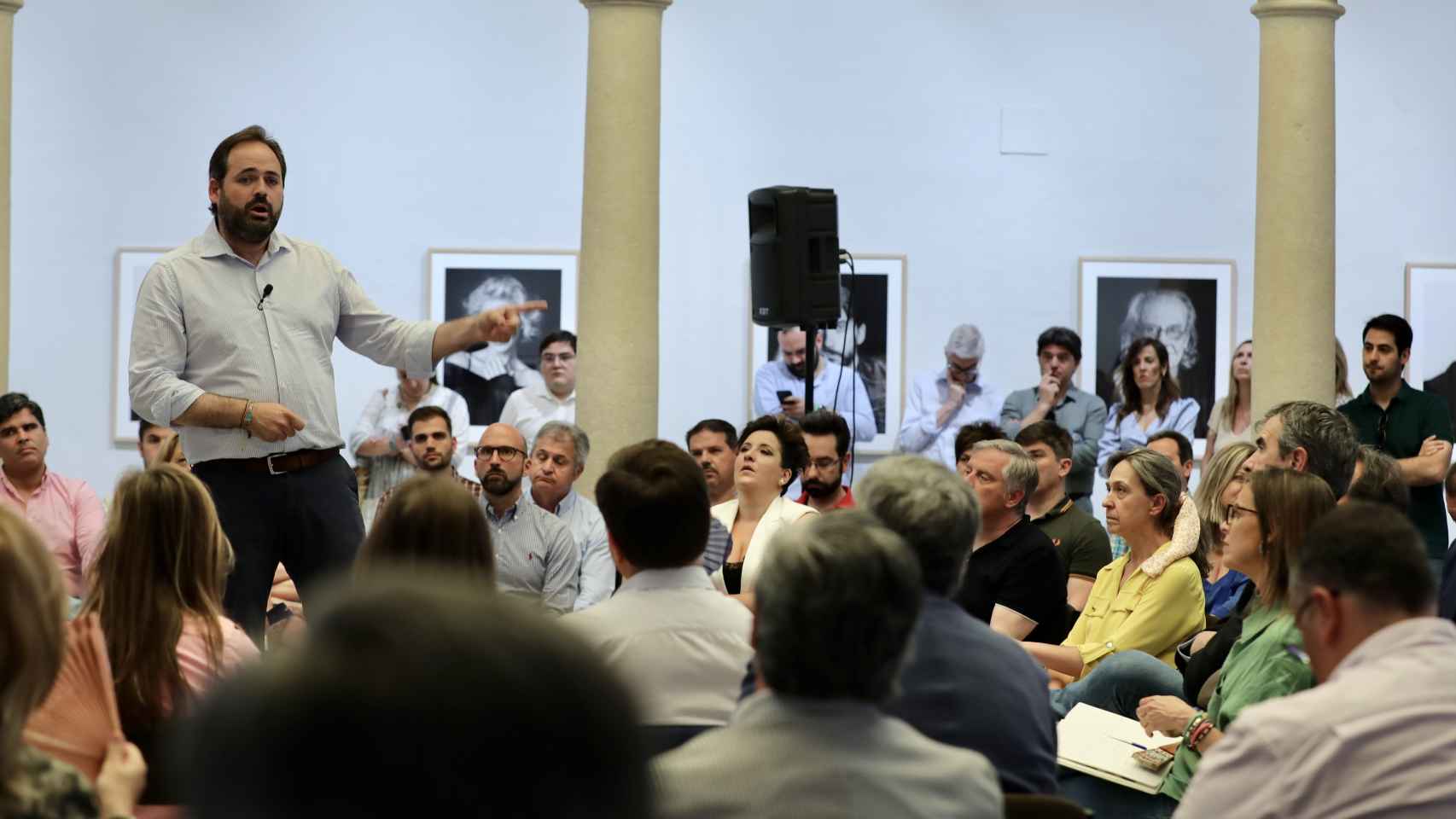 Paco Núñez en la Junta Directiva del PP autonómico en Albacete. Foto: PP CLM.