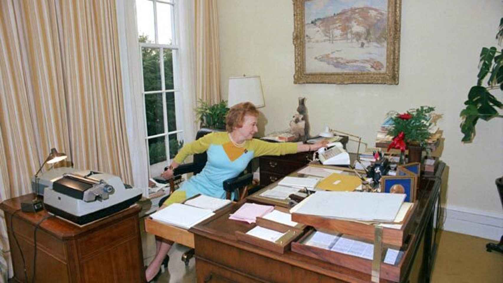 Rose Mary Woods, secretaria de Nixon.