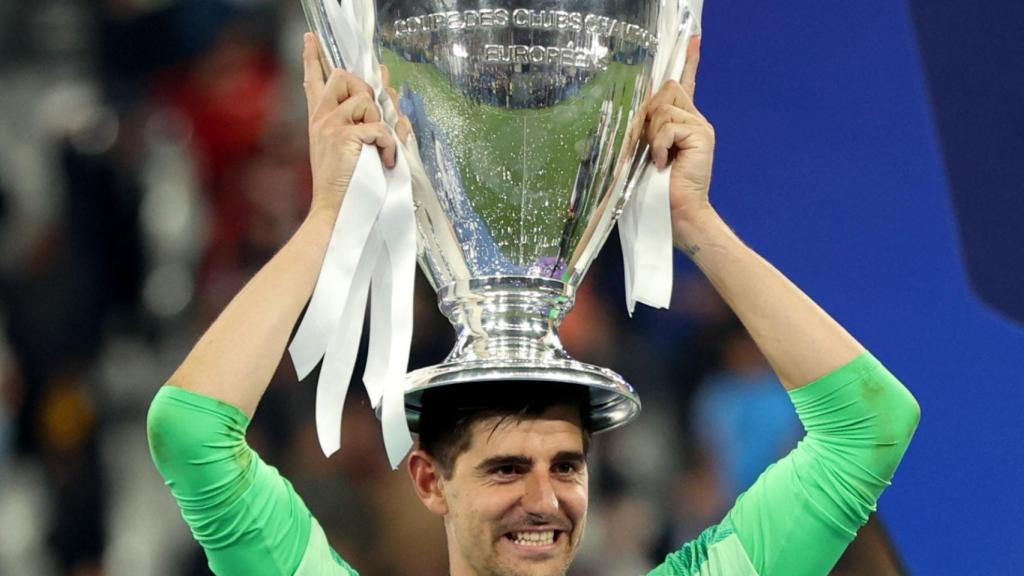 Thibaut Courtois, con la Champions League