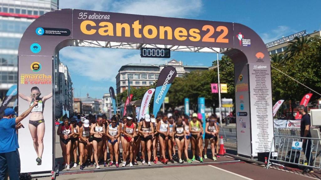 Comienzo del XXXV Gran Premio Internacional de Marcha Cantones de A Coruña – Trofeo Sergio Vázquez.