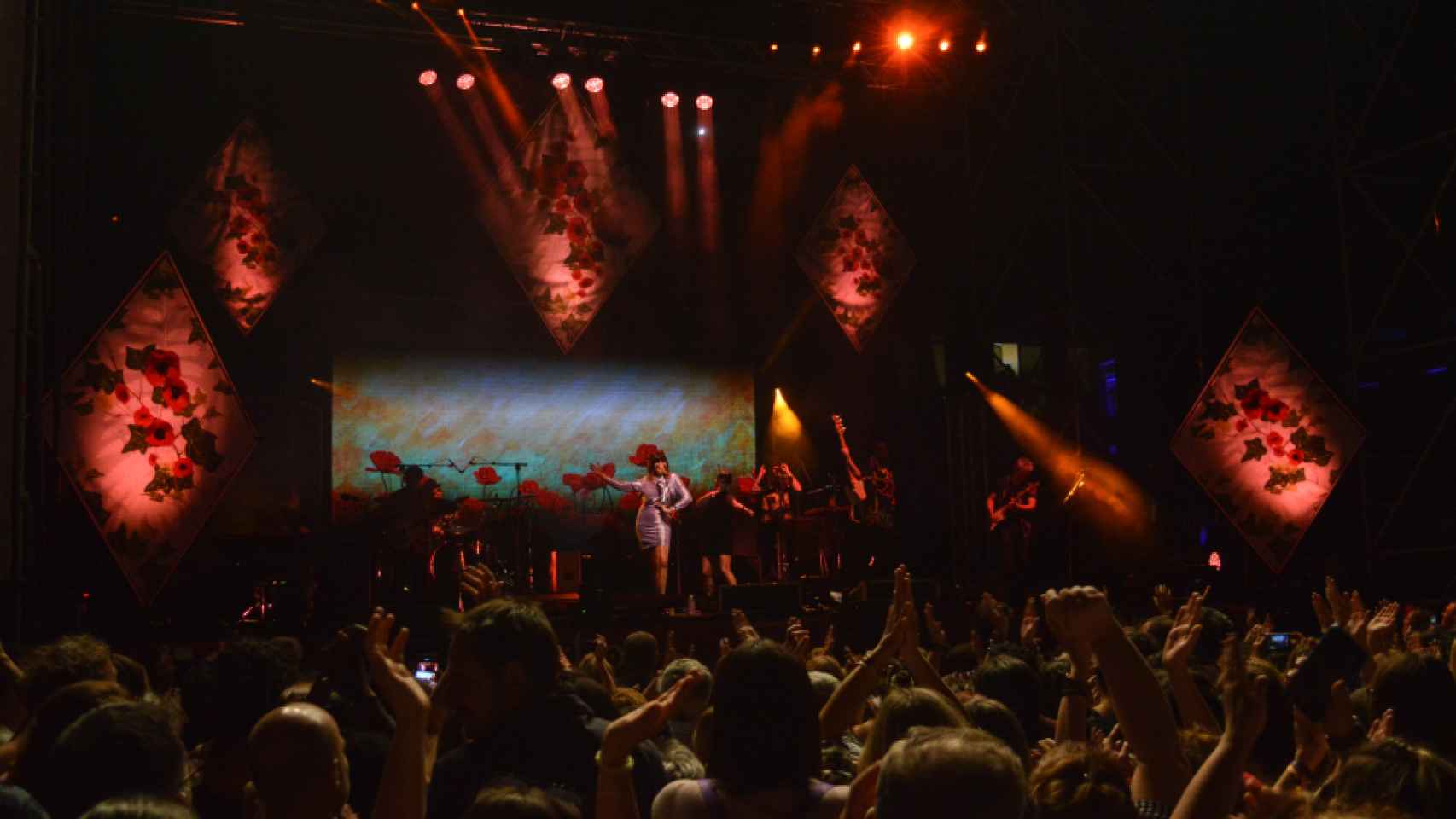Un momento del concierto de Rozalén en Ciudad Real