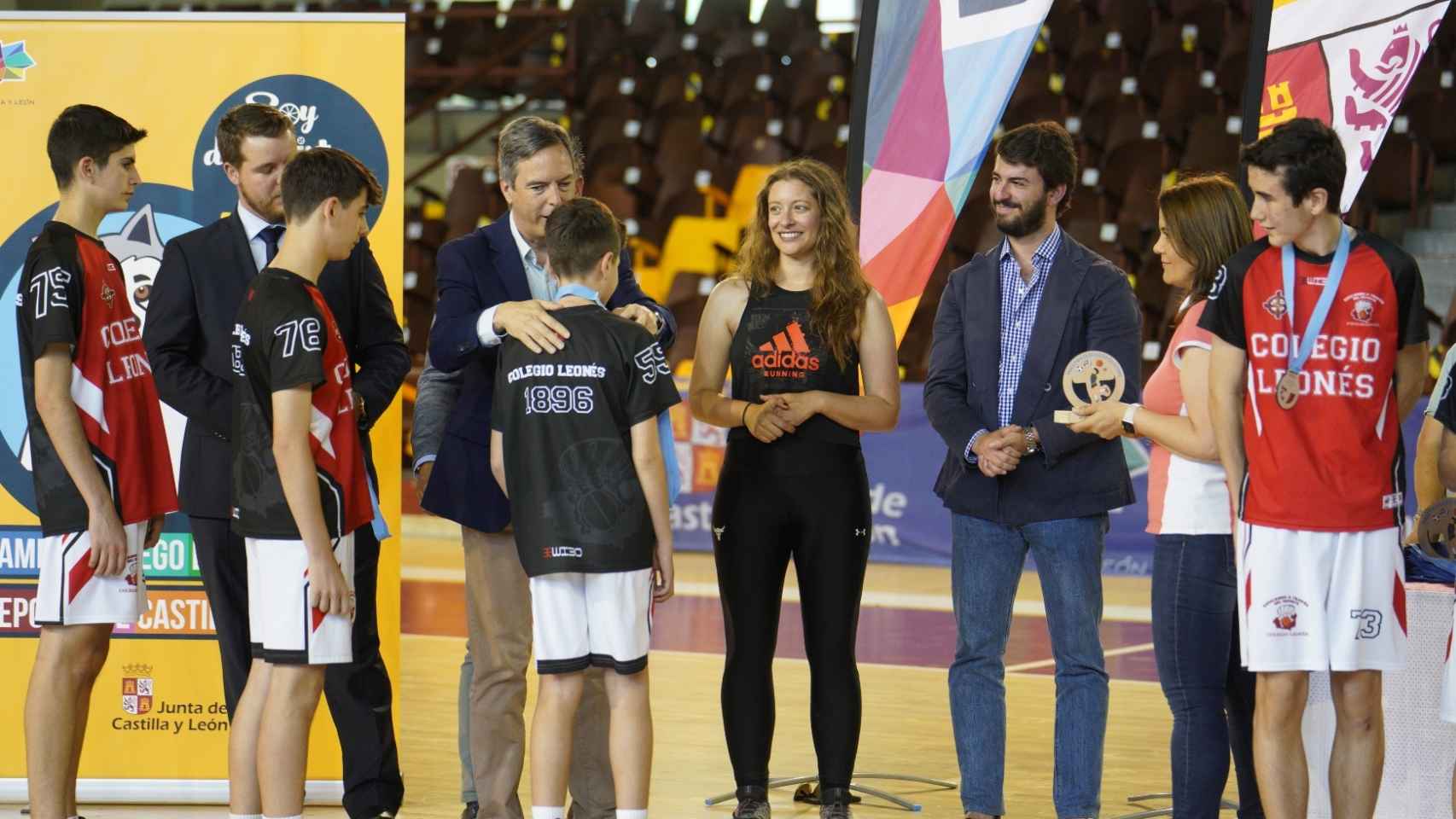 García-Gallardo participa en la entrega de los trofeos de la Fase Final del Campeonato de Castilla y León en Edad Escolar de Deportes Colectivos