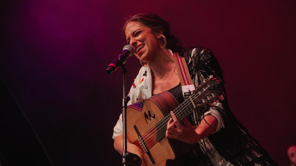 María Peláe durante su concierto en el Fulanita Fest.