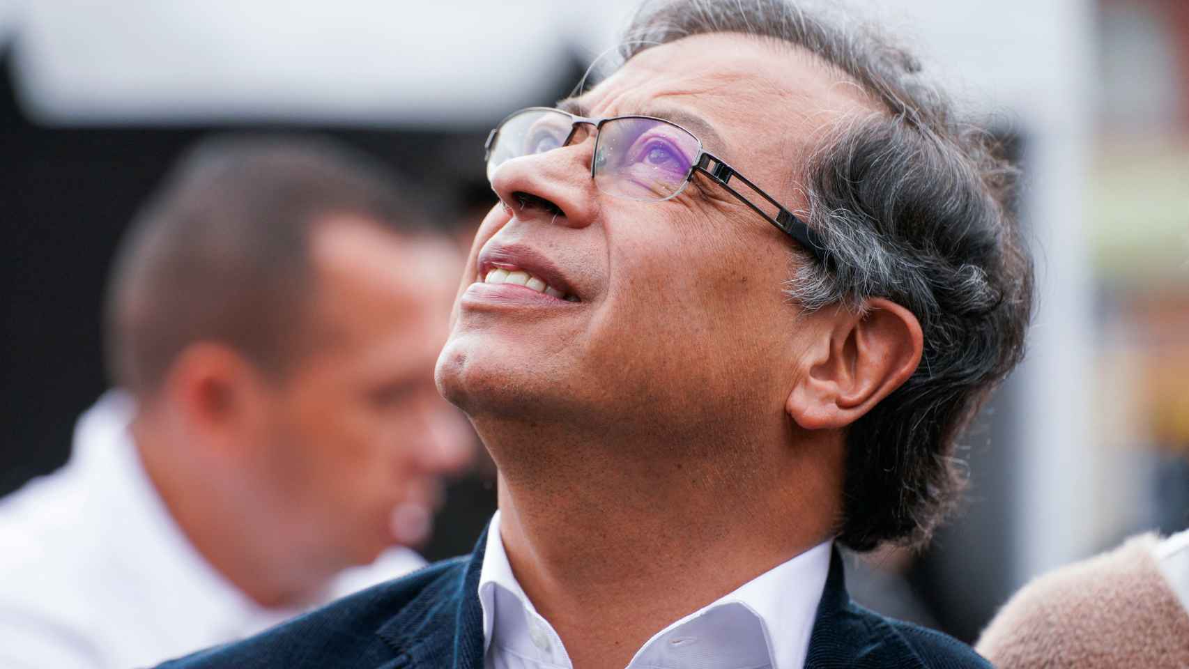 Gustavo Preto, líder de Colombia Humana y candidato de izquierdas vencedor de la primera vuelta de las elecciones presidenciales de Colombia.