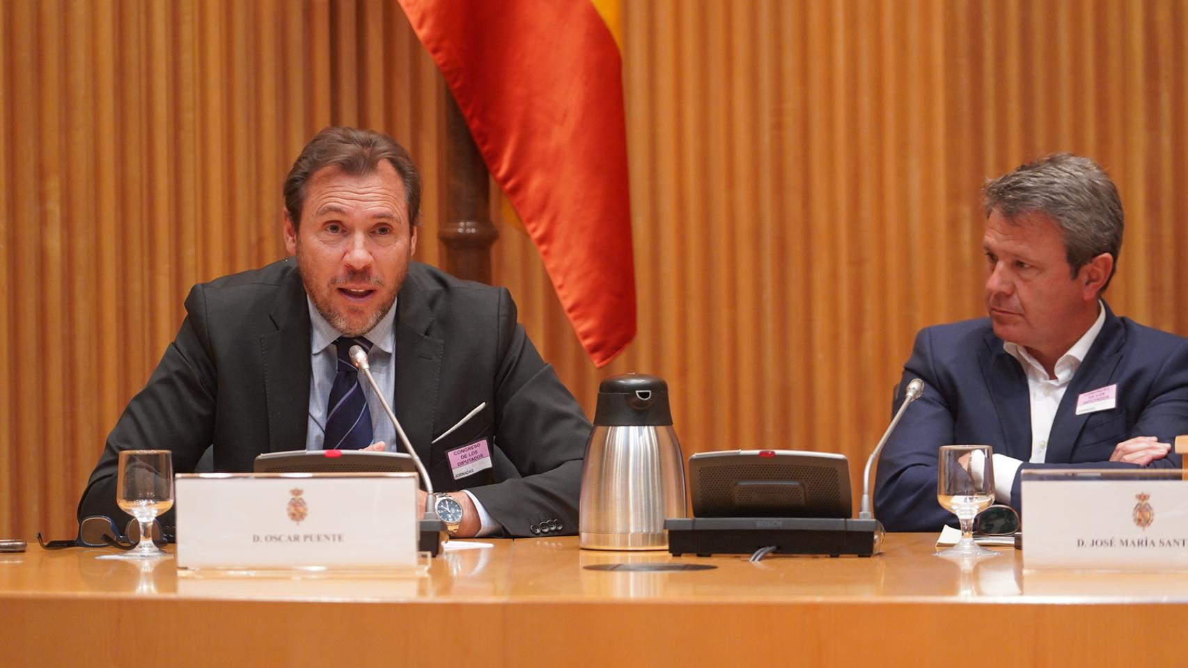 El alcalde de Valladolid, Óscar Puente, en el Congreso de los Diputados