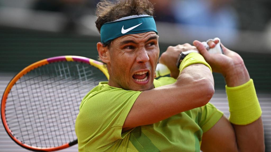 Nadal, durante los octavos de final ante Roland Garros.