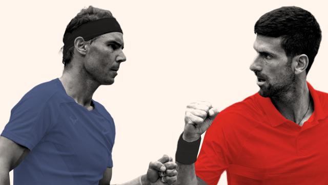 Rafael Nadal y Novak Djokovic