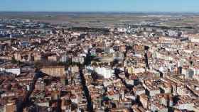Una imagen aérea de Albacete captada por el dron.