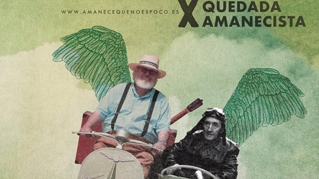 Cartel de la X Quedada Amanecista.