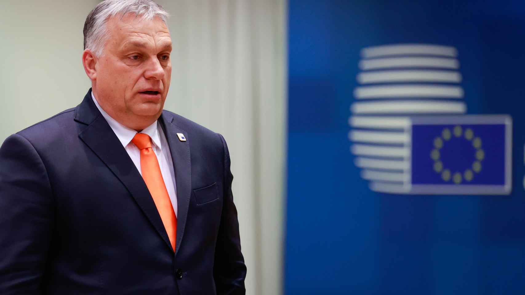El primer ministro húngaro, Viktor Orbán, durante una reunión del Consejo Europeo