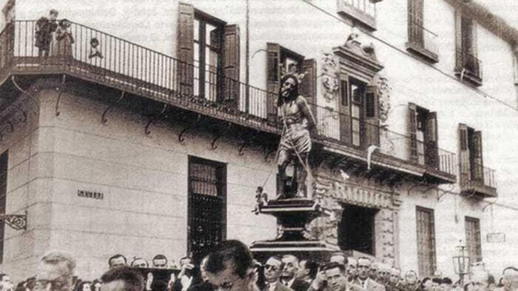 Procesión de rogativa de 1945.