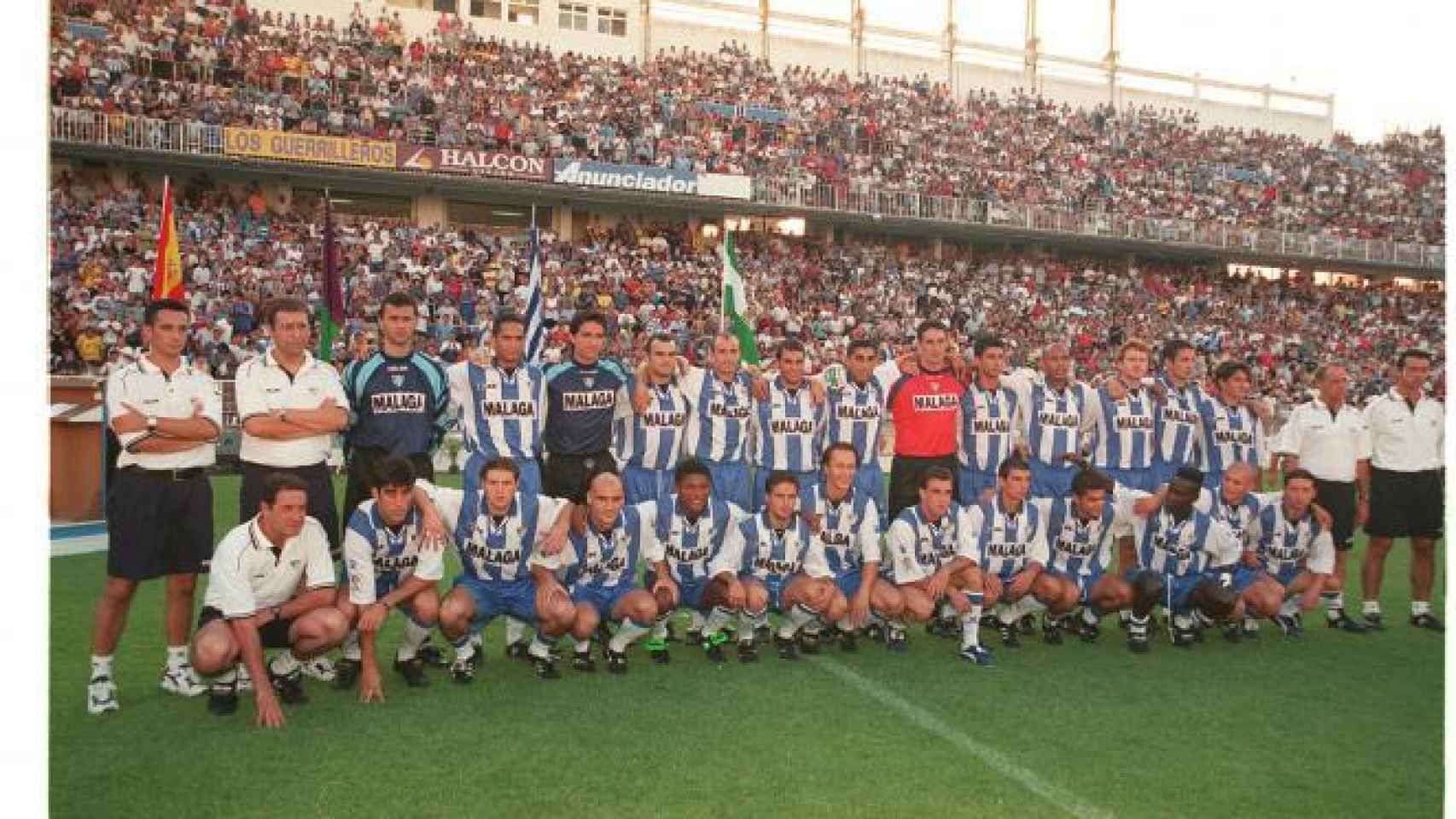 La plantilla del Málaga CF en la temporada 1998-99