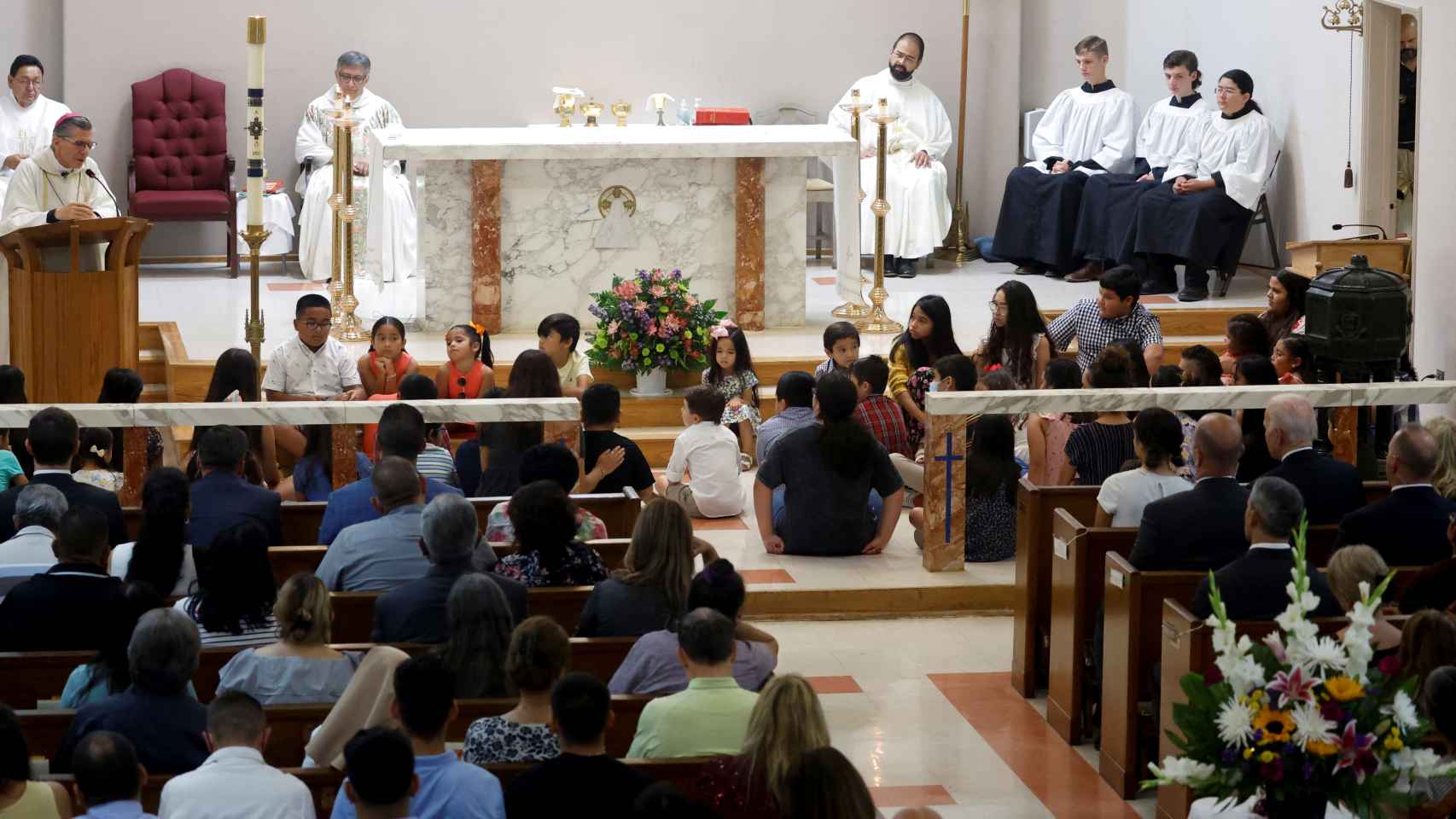 Sermón en la misa en memoria de los niños y las profesoras asesinadas en Uvalde, Texas, en presencia de Joe y Jill Biden.