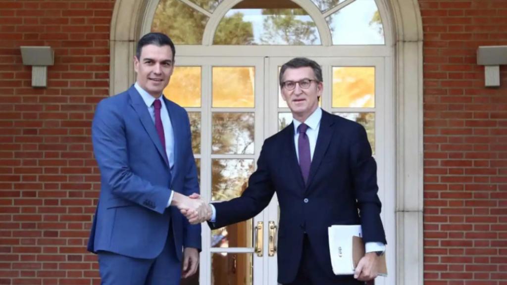 Pedro Sánchez y Alberto Núñez Feijóo.