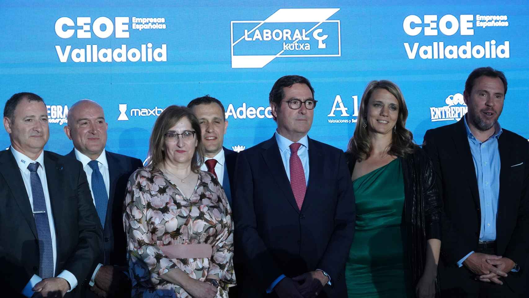 La presidenta de la CEOE Valladolid, Ángela de Miguel, en la celebración de 'La Noche de las Empresas'