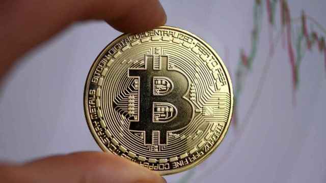Una moneda de Bitcoin