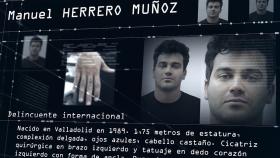 Imagen de Manuel Herrero Muñoz, el vallisoletano que está entre los fugitivos más buscados de España.