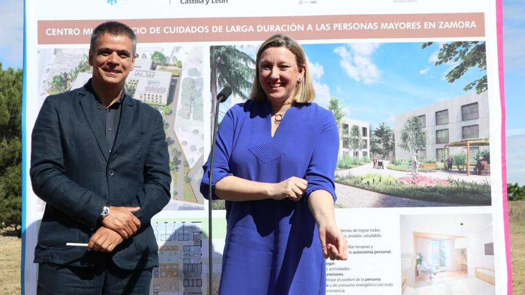 La consejera de Familia e Igualdad de Oportunidades, Isabel Blanco, presenta las obras de la nueva residencia para personas mayores de Zamora