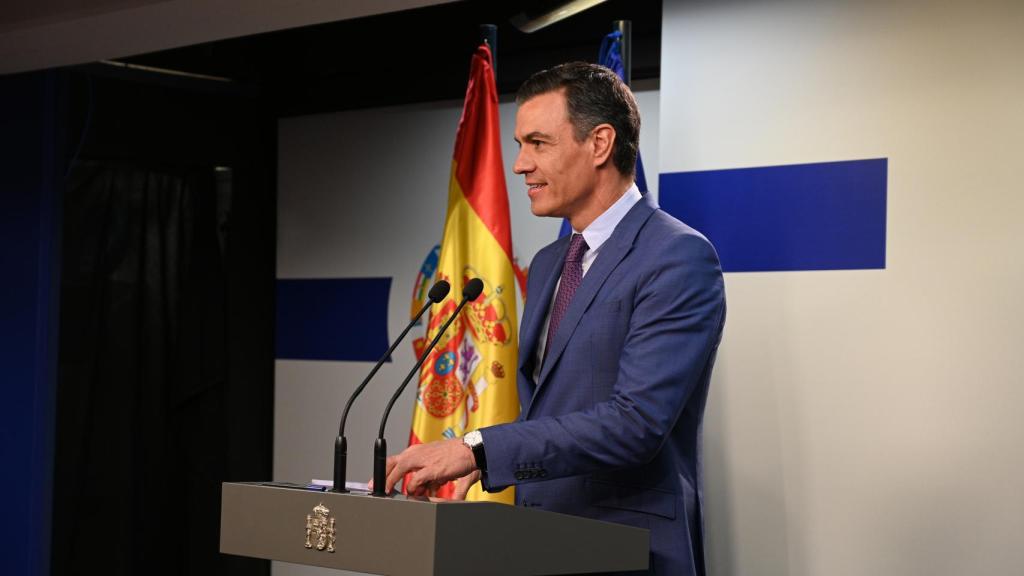 Pedro Sánchez, presidente de España, en Bruselas,