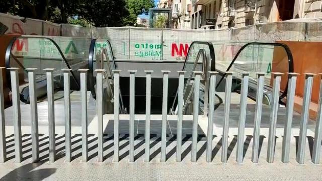 Vídeo de la apertura de la estación Atarazanas del Metro de Málaga.