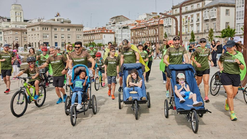 Los Marines ENKI en A Coruña.