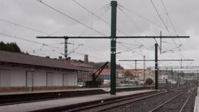 Estación de tren gallega.