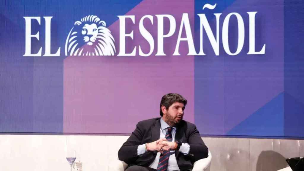 El presidente de Murcia, Fernando López Miras, en abril, en 'Wake Up, Spain!'.