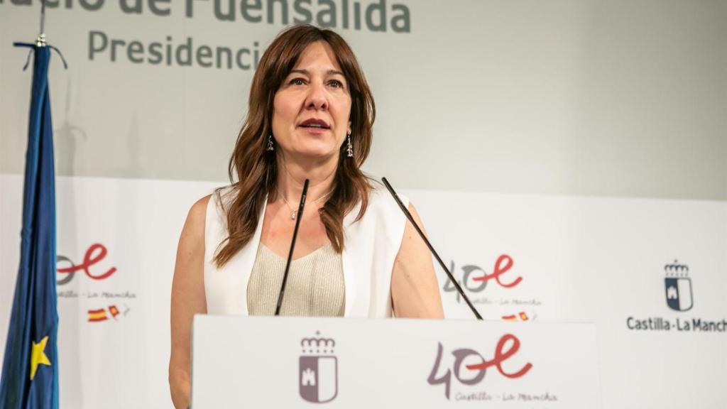 Blanca Fernández, consejera de Igualdad y portavoz del Gobierno de Castilla-La Mancha.