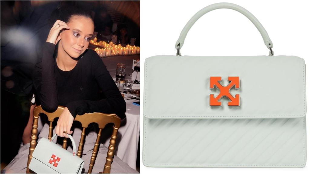 Victoria Federica de Marichalar junto a su bolso de Off-White.