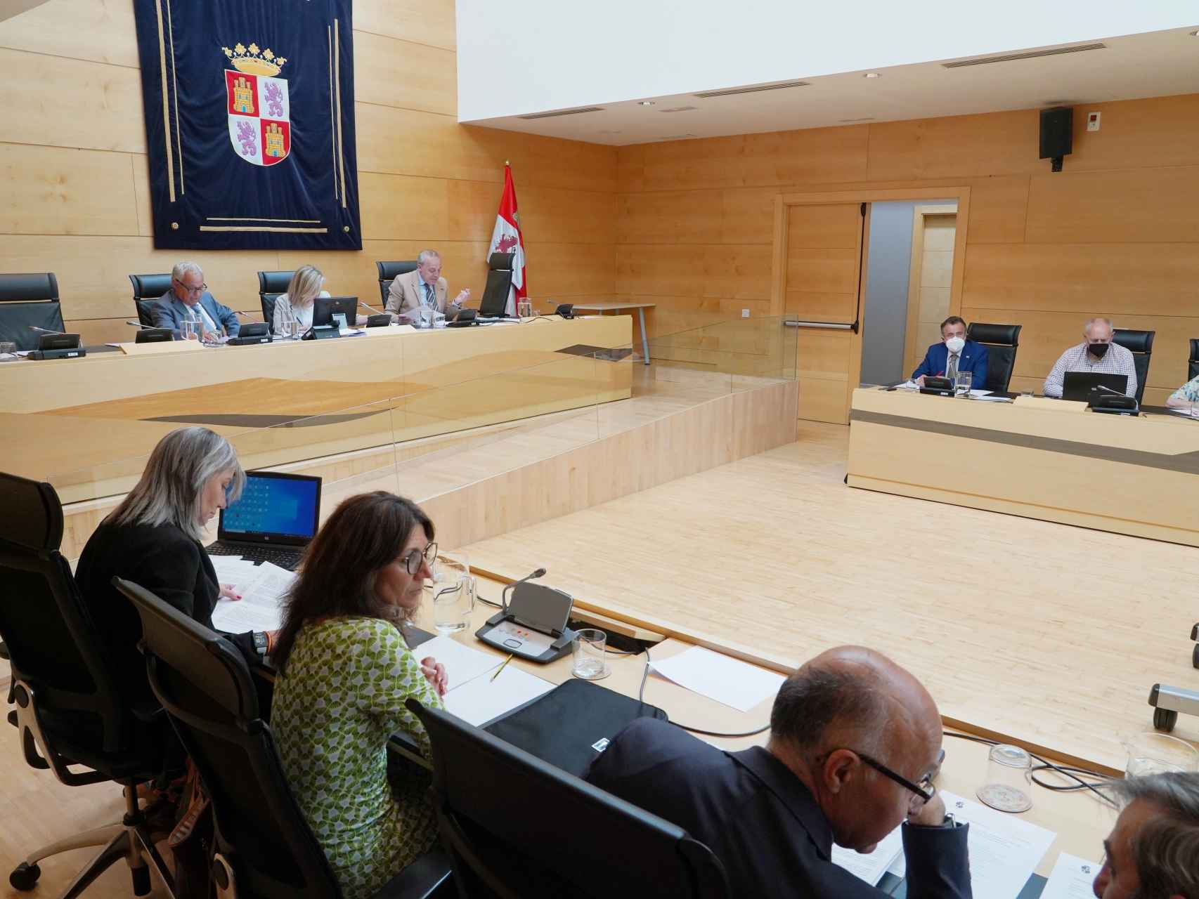 La Comisión de Cultura, durante la presentación del programa de legislatura por parte del consejero, Gonzalo Santonja.
