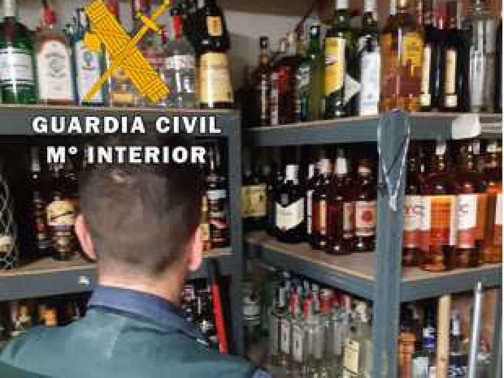 Tres detenidos por robar botellas de alcohol de un bar en Simancas