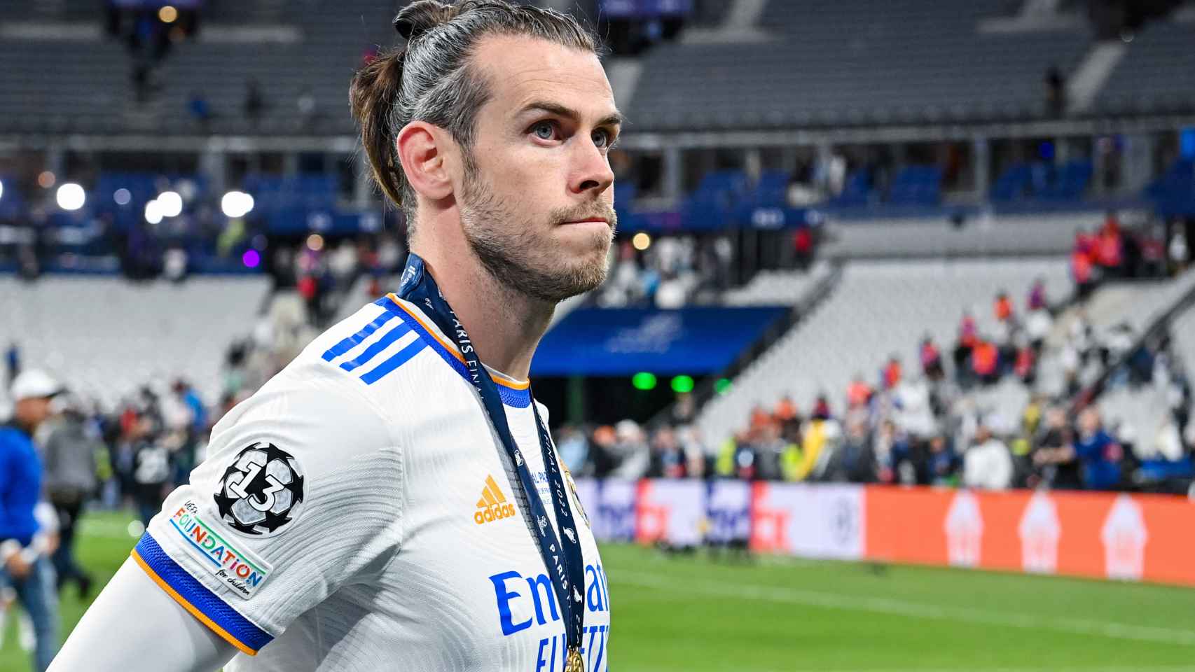 Gareth Bale tras la final de la Champions de París
