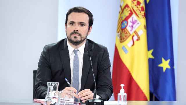 El ministro de Consumo, Alberto Garzón, durante la rueda de prensa posterior al Consejo de Ministros del 1 de junio.