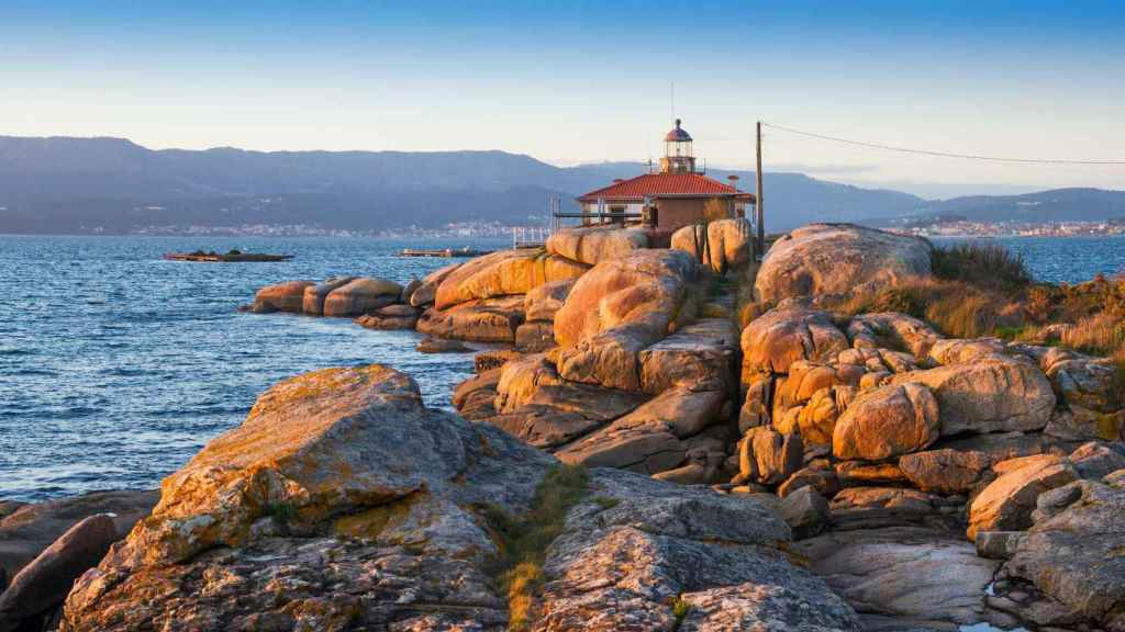 Faro de Punta Cabalo, Illa de Arousa. Foto: Shutterstock