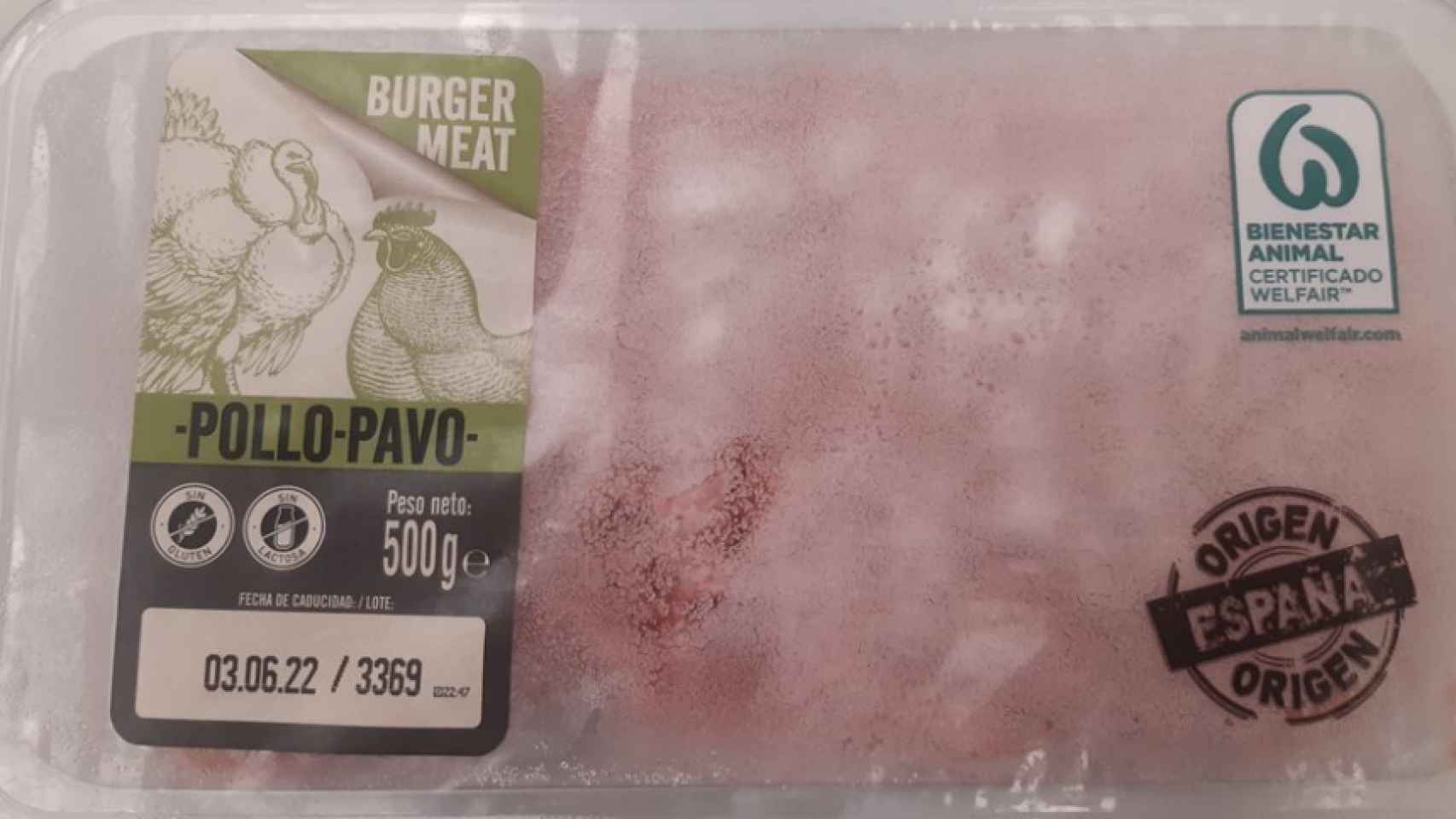 La carne contaminada con 'salmonella'.
