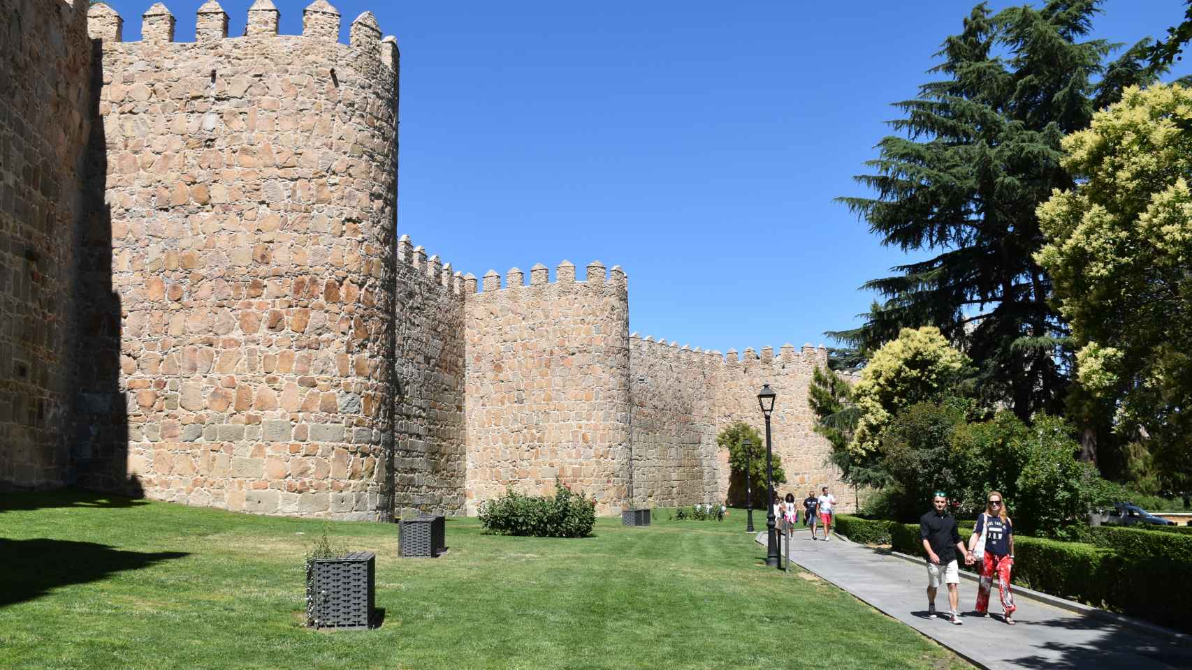 Las murallas de Ávila.