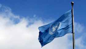 Imagen de archivo de una bandera de la ONU.
