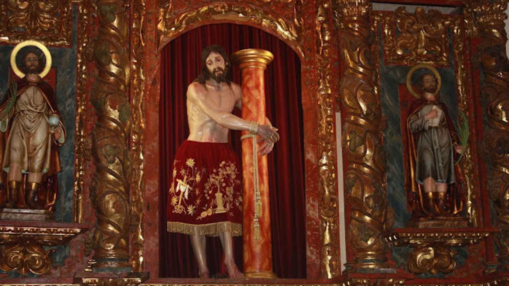 Cristo de la Columna. Foto: bolanosdecalatrava.es.